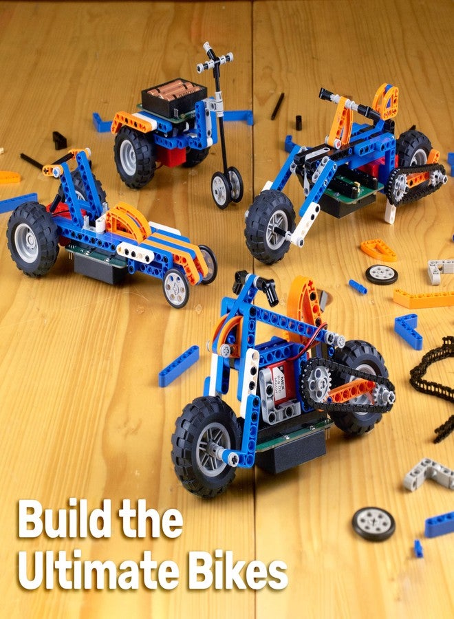 Avishkaar MEX Build-a-Bike, 4-in-1 DIY Bike and Car Kit, with Motor and Brain, Toys for Kids Aged 8-12, Building & Construction Set with 150+ Parts Robotics Kit, Made in India, Multicolor - Image 3